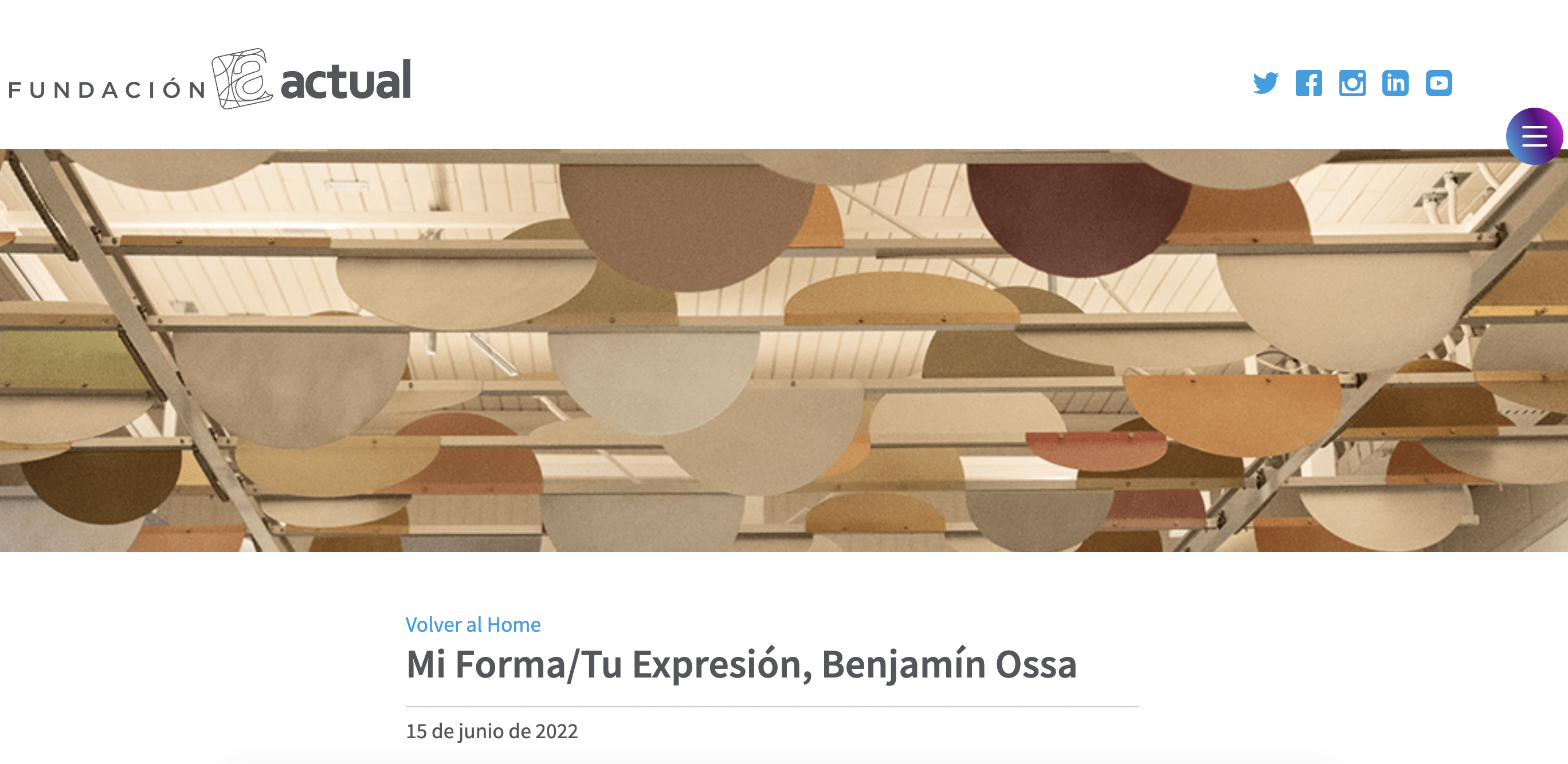 FUNDACION ACTUAL Mi Forma/Tu Expresi&oacute;n